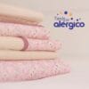 JUEGO DE SÁBANAS CREMA COMBINADA FLORES ROSA3