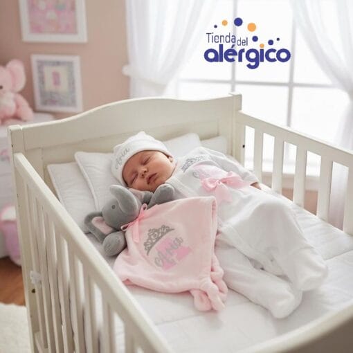 Juego de cama personalizado para tu bebe 100% algodón