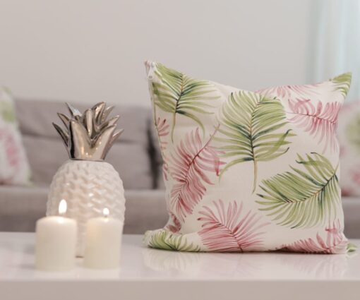 Forro de cojín estampado floral