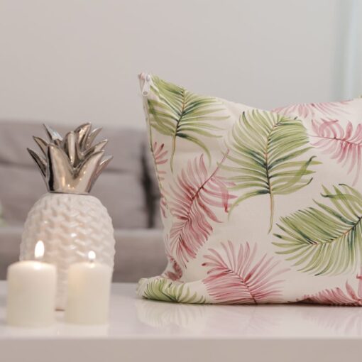 Forro de cojín estampado floral