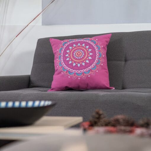 Forro Decorativo Fucsia Mandala Espiral